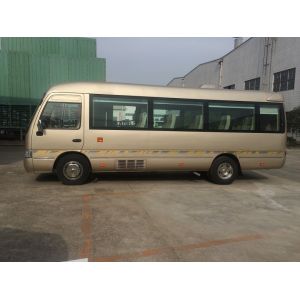 Diesel Coaster Automobile 30 Seater Bus ISUZU Engine With Multiple Functions