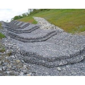 Pvc 6x8cm Galvanized Gabion Boxes 3.2mm Wire Diameter