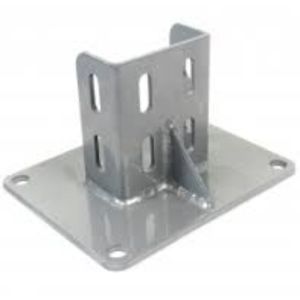 Buy cheap Custom Made Stainless Steel Fabrication Floor Mount Base Plate for Energy Applications from wholesalers