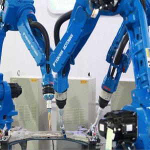 Buy cheap 6 Axis Universal Robotic Arm Yaskawa GP110 With CNGBS Robot Gripper For Pallet Handling Robot from wholesalers