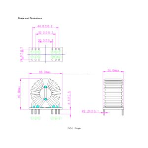 Buy cheap Common-mode Choke for Solar Energy, T5020 Core, 1mH 5mA, H Type from wholesalers