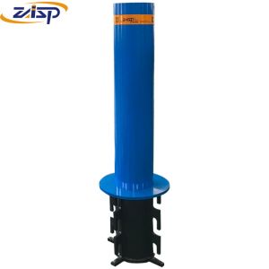China Crash Rated Q345 Heavy Duty Safety Bollard Electric Security Bollards on sale