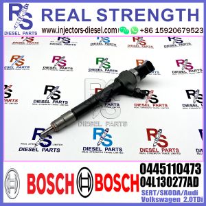 Buy cheap Common Rail Fuel Diesel Injector 0445110471 0445110473 04L130277A/AD for SERT/SKODA/Audi/Volkswagen 2.0TDI/1.6TDi Engine from wholesalers