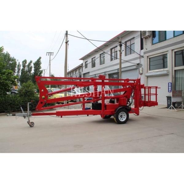 16m Diesel Hydraulic Articulated Towable Boom Lift 200kg Load Capacity