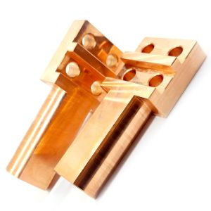 Custom Precision CNC Machined Copper Terminal Block – High Conductivity Copper