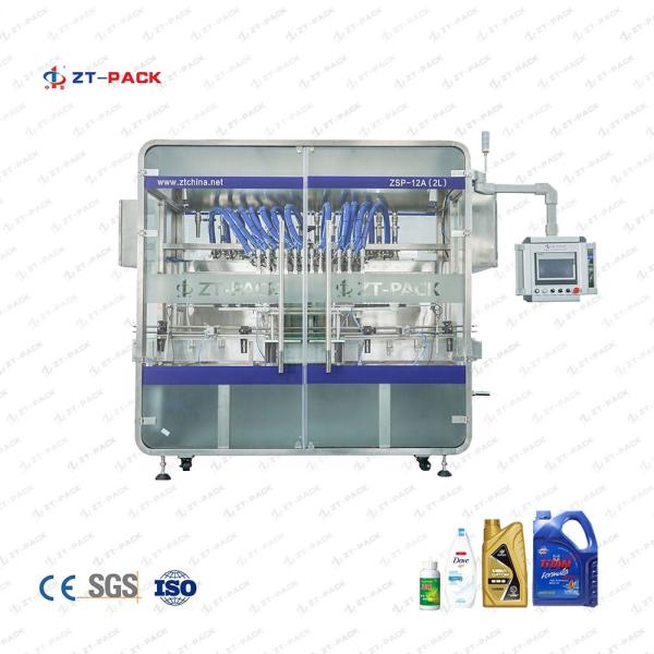 Quality 0.6-0.8mpa Lubricant Filling Machine 6 Nozzle 8000bph for sale