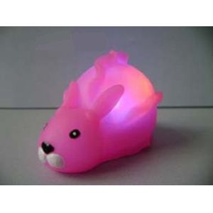 Water Activate Floating Light Up Bath Ducks Toy Cute Rubber Dolphin / Turtle