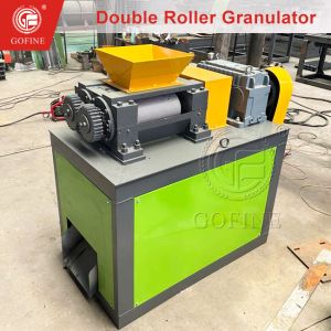 Large-Scale Double Roller Fertilizer Granulator with 15-22 kw Power and ≤0.5 mm