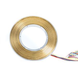Buy cheap 12 Circuits Electrical Pancake Slip Ring Transferring Power & Signal with φ60mm Bore from wholesalers