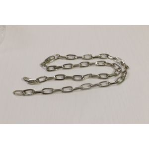 Multiapplication Silver Plated Cable Chain 9mm Width Ecofriendly