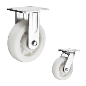 Buy cheap 400kg Loading 4" Nylon Heavy Duty Casters With Side Brake Wholesale from wholesalers