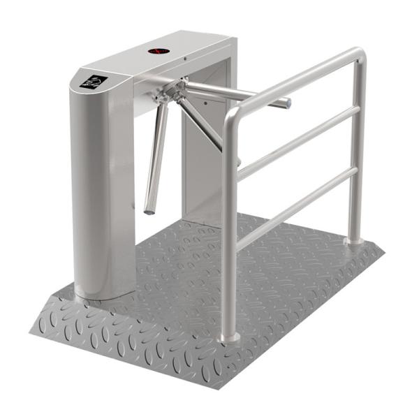 Full Automatic 3 Arm Turnstile Access Control Tripod Turnstile Gate For Security