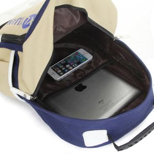 Buy cheap Laptop bags use custom canvas backpack book bags from wholesalers