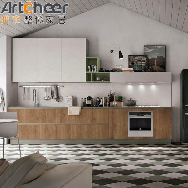 Customized Color Modern Stylish Kitchen Cabinet with Island Sink Base Configurat