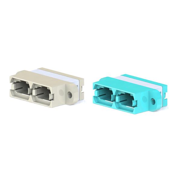 Quality Quad MPO FTTX Fiber Optic Adapter Coupler With Good Wearability Interchangeability for sale