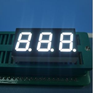 Buy cheap Triple Digit 0.4inch 7 Segment LED Display with 10.16mm Digit Height and 100,000 Hours Lifespan for Outdoor and Indoor Usage from wholesalers