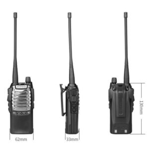 Cell Phone Professional Two Way Radios UV-8 With Double PTT UHF 5W Walkie Talkie