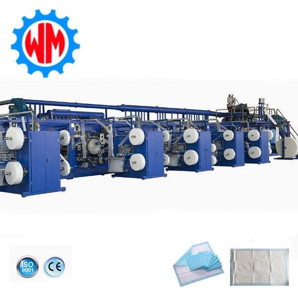 Quality Womeng High Quality Customization Underpad Making Machine with CE for sale