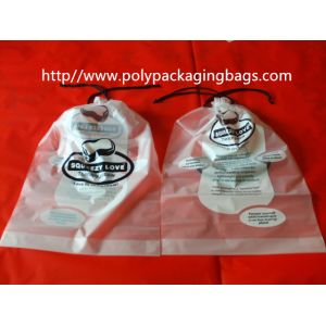 Buy cheap Garment / Pillow Packaging Poly Bag Clear Drawstring Plastic Bags from wholesalers