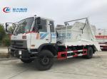 Buy cheap Dongfeng 4x2 10cbm Swing Arm Container Garbage Trucks Waste Removal Bins Truck from wholesalers