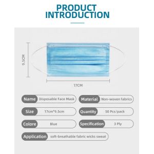 Buy cheap Earloop Disposable Pollution Mask For Adult Non - Irritating Fluid Resistant Layer from wholesalers