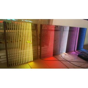 Buy cheap P31.25 High Brightness Transparent LED Display For Glass Wall , Advertising LED Transparent Wall from wholesalers