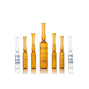 Buy cheap clear amber borosilicate glass ampoule medical cosmetic use from wholesalers