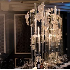 Buy cheap Hot selling Tall crystal candelabra  for wedding table centerpieces from wholesalers