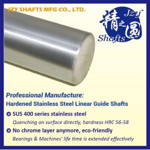 Buy cheap g6 10mm surface hardening stainless steel shaft HRC56-58 heat treating hard depth 1-2mm from wholesalers