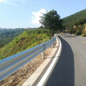 Buy cheap Powder Coated Custom Color Highway Guardrail Traffic Barrier Beam Standard AASHTO M-180 from wholesalers