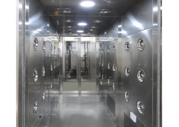 Quality Automatic Induction 30m/Sec Cleanroom Air Shower Stainless Steel for sale