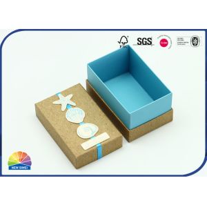 Cardboard Ring Case Rigid Shoulder Box Matte Lamination Debossing