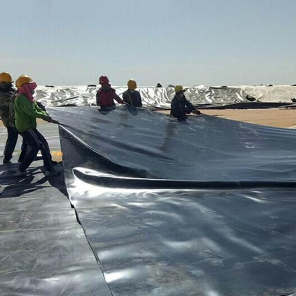 Buy cheap Double Smooth HDPE Waterproofing Plastic Geomembrane Sheet for Aquaculture Fish Pond Liner from wholesalers