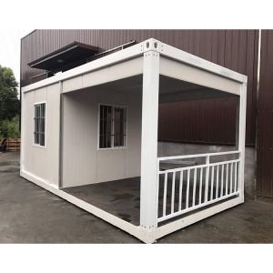 Buy cheap Flexible Folding Container House With Rock Wool Sandwich Panel And Bending Steel Plate Wall Panel from wholesalers