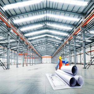 Buy cheap Prefab Steel Structure Warehouse with Commercial/Residential/Factory Application European S235/S355 Material Grade from Qingdao Port from wholesalers