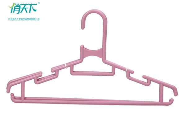 Buy cheap Betterall Curved Garment Usage Plastic Material Pink Plastic Hangers from wholesalers
