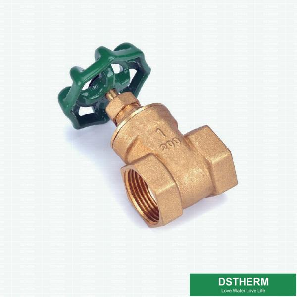 Buy cheap Blue Cast Iron Handle Customized Brand 1 Inch BSPT Heavier Style Brass Gate Valve from wholesalers