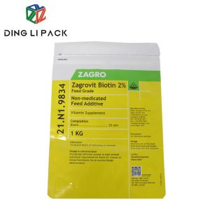 Sealing Plastic Resealable Custom Zipper Bag Dry Food Standing Pouches