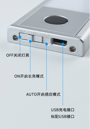 Portable Wardrobe Lamp Strip with Hand Sweep IR Induction and Magnetic Self-Adhesive