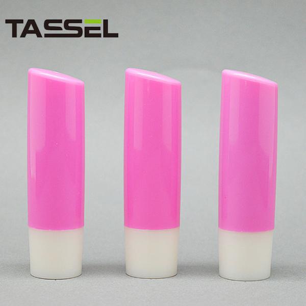 4.8g Plastic Lip Balm Tubes Screw Nut Structure Optional Color For Lipdtick