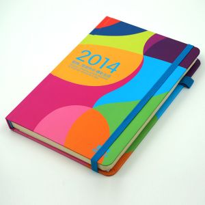 Buy cheap Custom Diary Hardback NoteBook Printing matt lamination With Elastic Closure 220pages from wholesalers