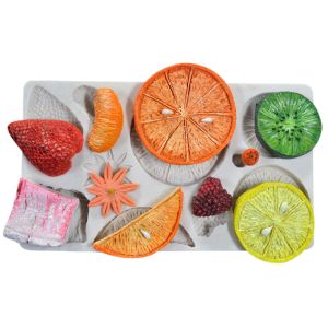 Buy cheap Personalized Silicone Baking Tools Set Fruit Pattern Fondant Mat Cake Decorating from wholesalers