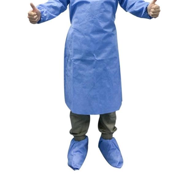 Quality Sterile Disposable Surgical Gown With Rib Cuff for sale