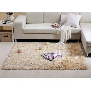 Buy cheap Plush Plain Shaggy Polyester Mixed Malai dori Carpet and Rug Many Colors for Choosing from wholesalers