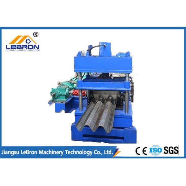 Quality Blue color 2018 New Design Guardrail Roll Forming Machine PLC Control Full Automatic made in china for sale