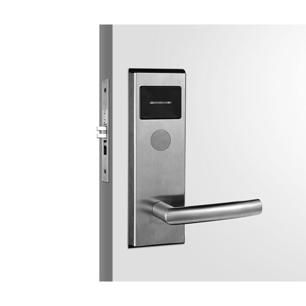Quality Stainless Steel Electronic RFID Hotel Lock With ProUSB Lock System for sale