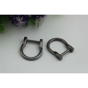 Buy cheap Bag metal d ring nickel free hanging plating,flexible zinc alloy d ring buckles from wholesalers