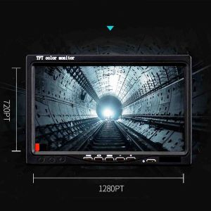 1080P 7 Inch Endoscope Pipe Inspection Camera 20M 25MM Head