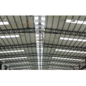 Buy cheap 24FT Pmsm Energy Saving Hvls Ceiling Fan For Air Cooling And Ventilation Function from wholesalers