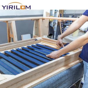 Buy cheap Customized 5cm Width Green Sofa Elastic Webbing Stretch Latex Band product